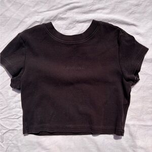 Abrand Jeans Black Baby Tee Size S 🖤